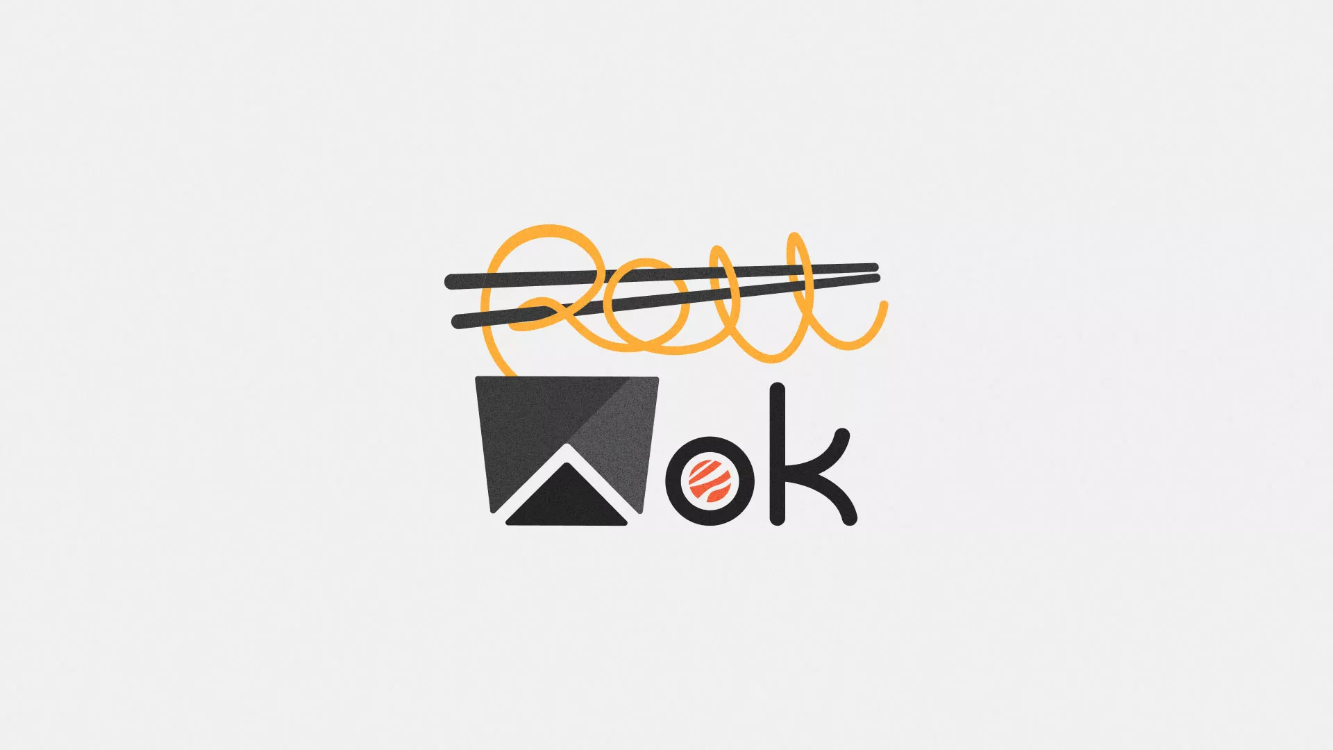 Разработка логотипа в Рыбинске для суши-бара «Roll Wok Club» Разработка логотипа в Рыбинске для суши-бара «Roll Wok Club»